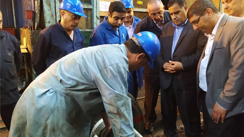رئيس السكة الحديد يتفقد مواقع العمل وورش الصيانة بمنطقة غرب الدلتا
