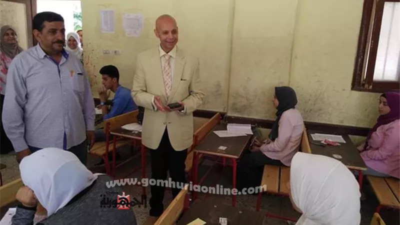 وكيل وزارة الصحة يتابع امتحانات دبلوم التمريض بالشرقية