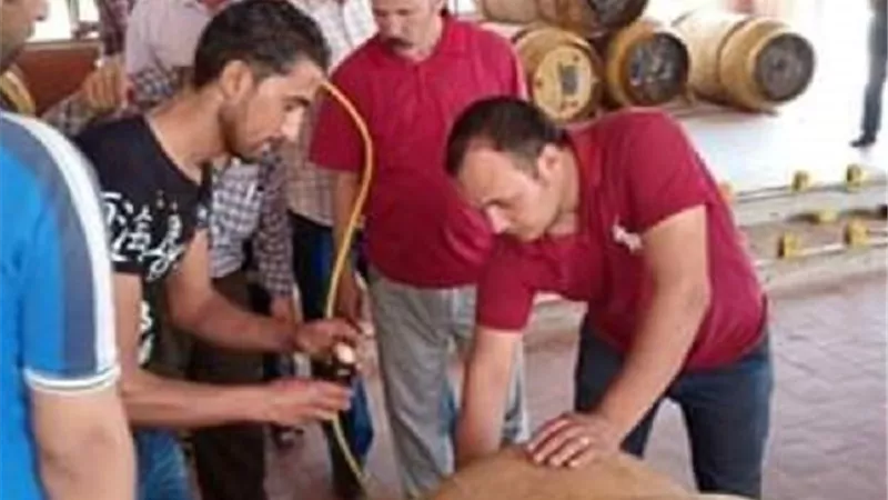 مياه القناة تنفذ صيانة منظومة الكلور