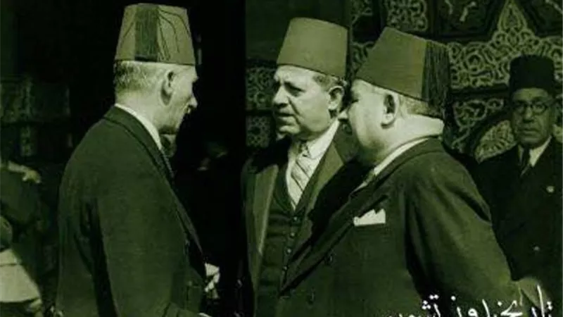 صورة نادرة تجمع ثلاثة من رجال السياسة فى العهد الملكى .. مات كل منهم ميتة غير طبيعية ..