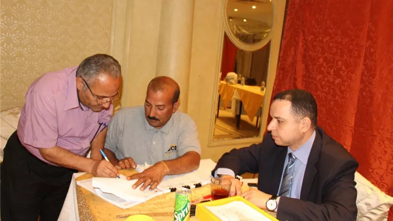 غلق باب التصويت بانتخابات رئيس نقابة المهندسين بالغربية