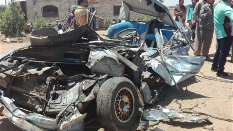 حادث مروع بالقناطر الخيرية يودي بحياة 5 واصابة 3