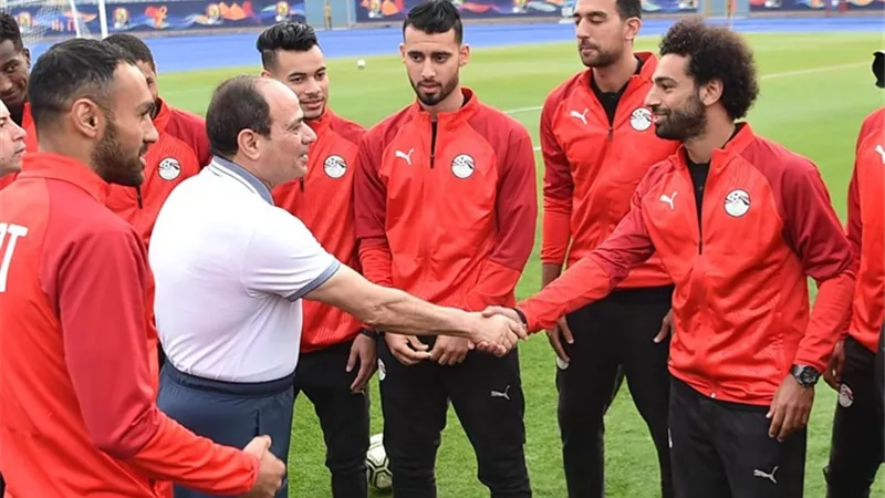 الرئيس يعرب عن خالص أمنياته بالتوفيق والنجاح للمنتخب فى بطولة كأس الأمم الأفريقية المقبلة