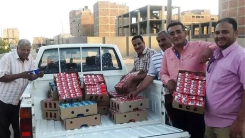 ضبط 1250 عبوة زبادى منتهى الصلاحية بالأقصر