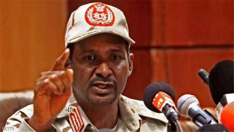 حميدتى يتهم أطرافا بمحاولة إحداث الفتنة فى السودان