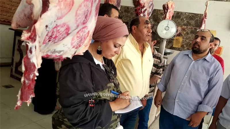 بالصور .. حملة تفتيشية مفاجئة على محلات الجزارة في الإسماعيلية