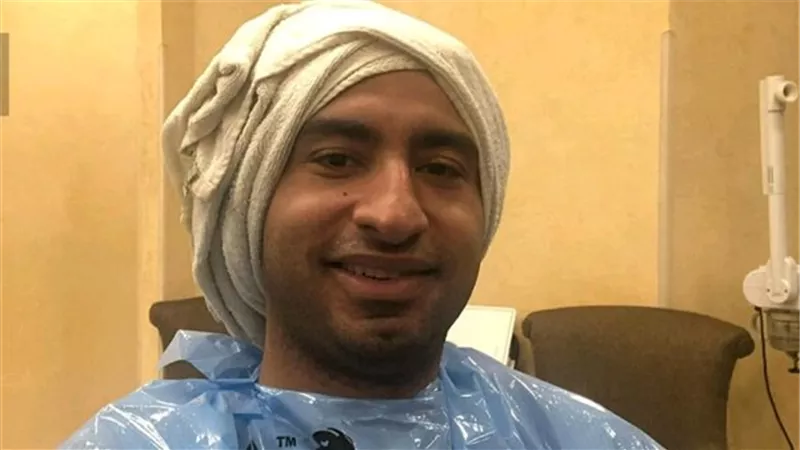 شاهد بالصورة.. لوك جديد للفنان على ربيع