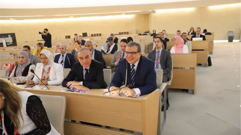 وزير القوى العاملة يشارك فى الملتقى الدولى للتضامن مع شعب فلسطين بجنيف