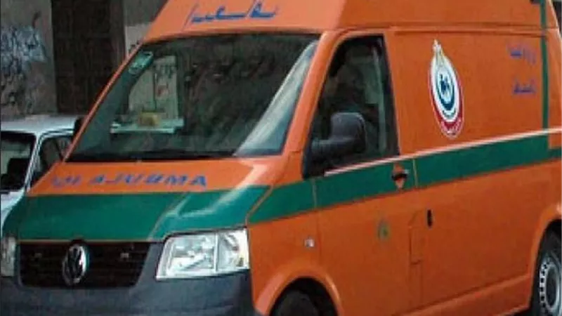 أصابة طالبه بهبوط بلجنة الفشن