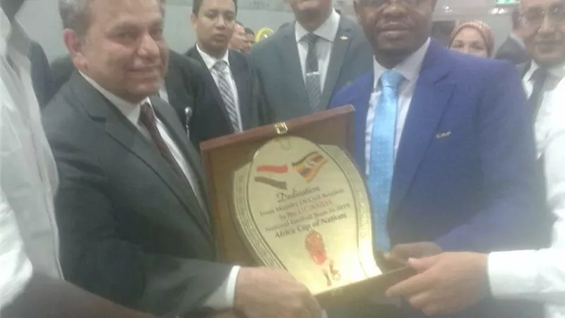 منتخب أوغندا يصل القاهرة للمشاركة في بطولة كأس الأمم الإفريقية.. صور