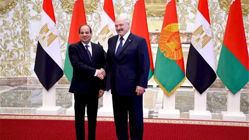 السيسي وألكسندر لوكاتشينكو يبحثان تعزيز التعاون المشترك في التصنيع العسكري والصناعات الثقيلة
