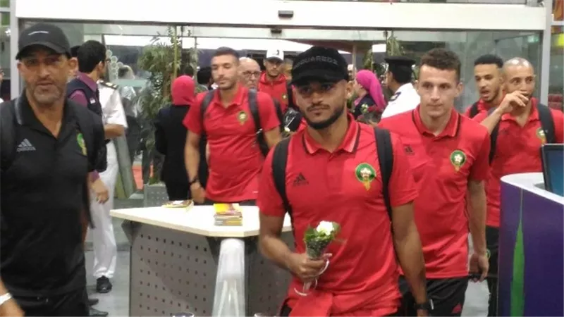 منتخب المغرب يصل القاهرة للمشاركة في بطولة كأس الأمم الإفريقية