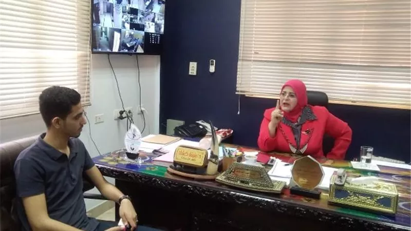 وكيل تعليم كفر الشيخ تستقبل آمين اتحاد طلاب المحافظة وعدد من الطلاب