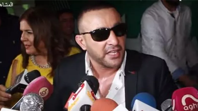 بالصور | احمد السقا ينفعل على صحفى .. والسبب سؤال