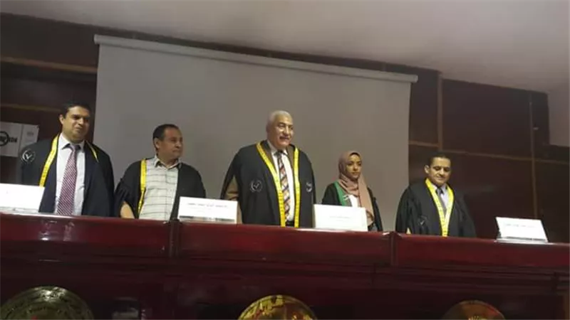 مناقشة رسالة ماجستير حول السالمونيلا بالطب البيطري بجامعة السادات