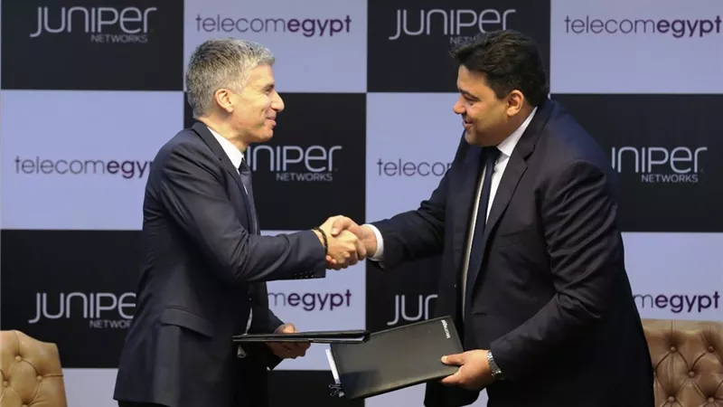 شراكة بين المصرية للاتصالات وجونيبر نتوركس لتمكين المؤسسات من التحول الرقمى