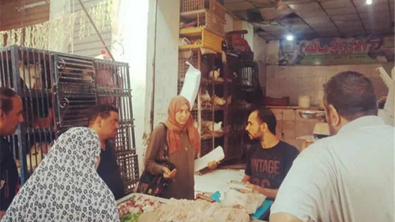 ضبط 350 كيلولحوم مستوردة تباع على انها بلدية بالعمرانية .. صور