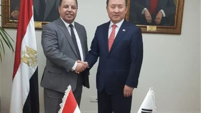 وزير المالية يبحث مع وفد كورى تعزيز التعاون الاقتصادى