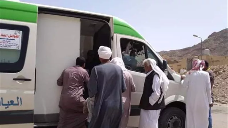 قافلة طبية بوادي الطرفة ووادي السلام بسانت كاترين