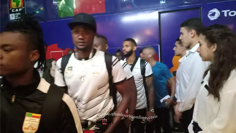 منتخب بنين وصل الاسماعيلية منذ قليل وغانا يصل الجمعة