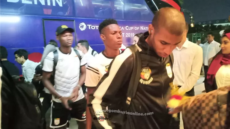 معسكر مغلق لبعثة منتخب بنين بالاسماعيلية ويتدرب بملعب القناة