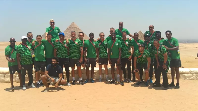 وزارة الآثار: فريق منتخب جنوب افريقيا يزور منطقة آثار الهرم