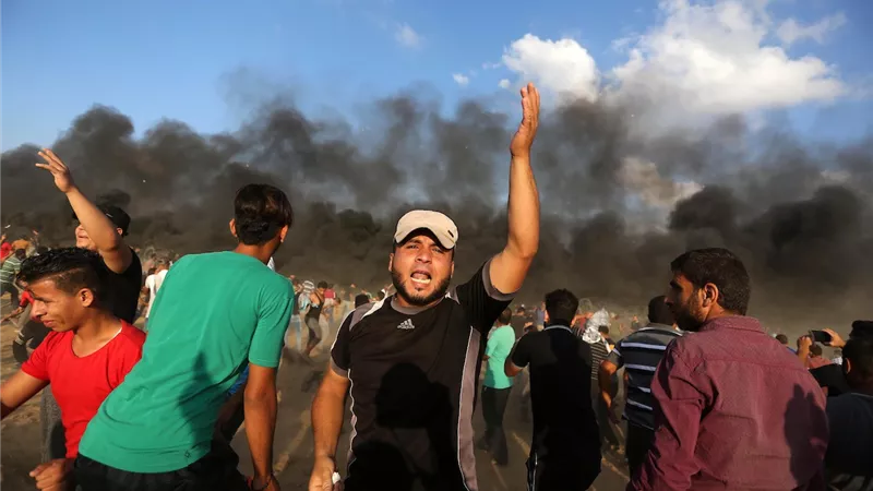 إصابة عشرات الفلسطينيين في غزة خلال فعاليات 