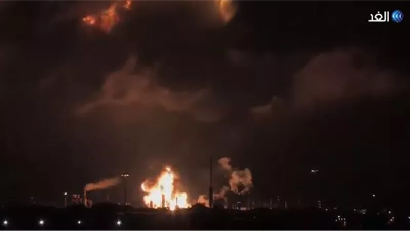 شاهد.. لحظة انفجار مصفاة البترول الأمريكية بولاية فيلادلفيا .. فيديو