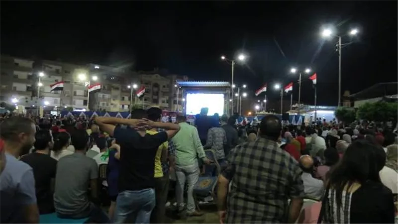 أمم أفريقيا 2019 .. أفراح في الإسماعيلية بالفوز على زيمبابوي ..صور