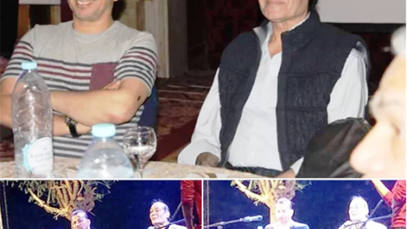 الموسيقار أحمد الحجار فى أمسية ثقافية بالاوبرا