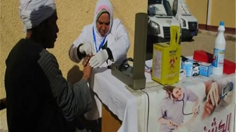 قافله طبيه بقرية هليه بببا