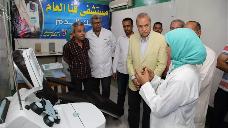 بدء التشغيل التجريبي لوحدة فصل الصفائح الدموية الجديدة بقنا