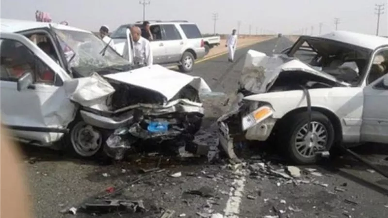 توقف الحركة أعلى طريق الإسماعيلية الصحراوى بعد إصابة شخص بحادث تصادم