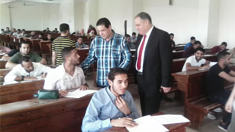 بدء امتحانات الدبلومات بكلية الاداب جامعة طنطا