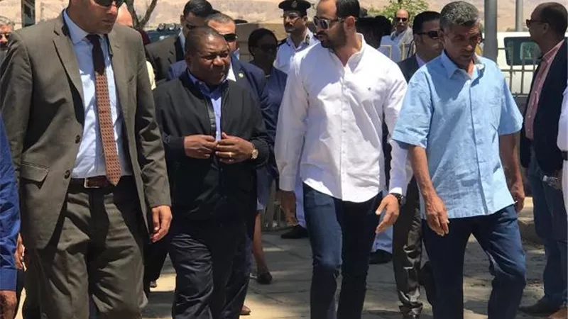 الآثار: رئيس موزمبيق يزور معبد الأقصر