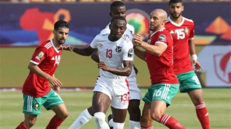 المغرب تهزم ناميبيا فى الدقيقة الأخيرة من مباراة المجموعة الرابعة ببطولة كأس الأمم