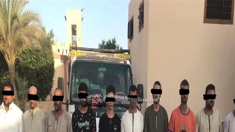 ضبط عصابة القط المتخصصه في سرقة البترول الخام من انابيب البترول بسيدى كرير