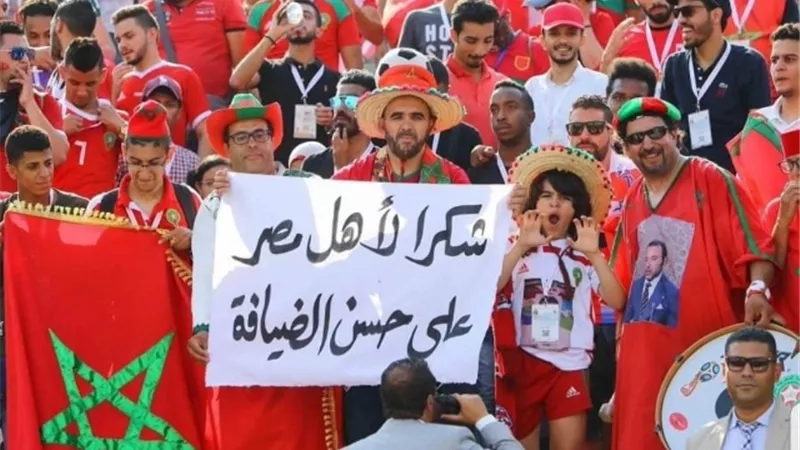 جماهير المغرب: شكرا لأهل مصر على حسن الضيافة