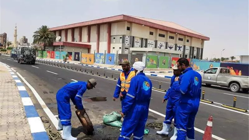 مياه القناة تعلن الطوارئ تزامنا مع البطولة الأفريقية .. صور