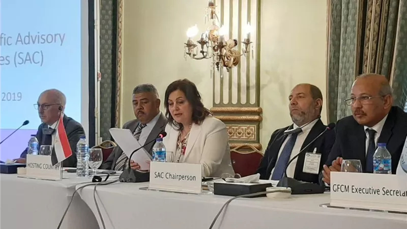 محرز تلقي كلمة مصر في الدورة الحادية والعشرون للجنة العلمية الإستشارية لهيئة مصايد البحر المتوسط