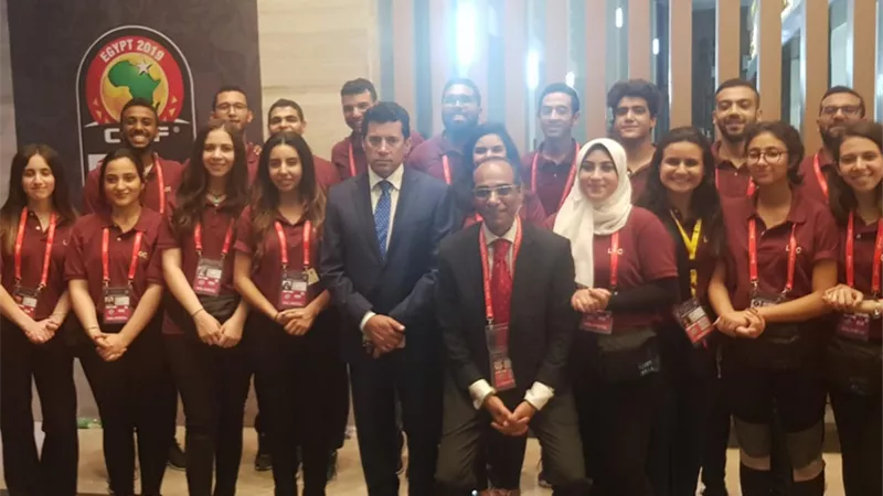 وزير الرياضة يوجه الشكر للشباب المتطوع ببطولة الأمم الأفريقية