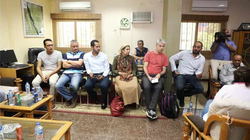 محافظ سوهاج يلتقي وفد الصندوق الدولي للتنمية الزراعية 