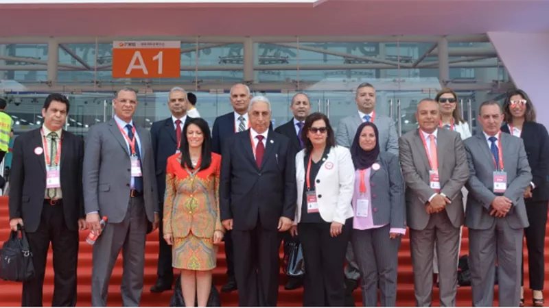 المشاط تفتتح الجناح المصري المشارك في المعرض الاقتصادي التجاري الصيني الأفريقي الأول