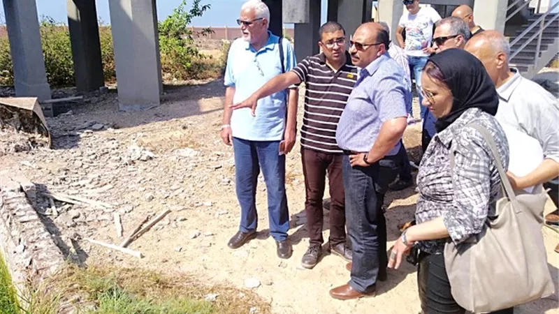 تسليم موقع محطة الرفع ببورفؤد لخدمة مشروعات شرق القناة