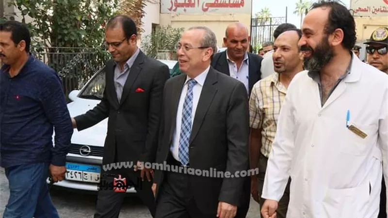 محافظ كفرالشيخ يتفقد عدد من أقسام مستشفي العبور للتأمين الصحي