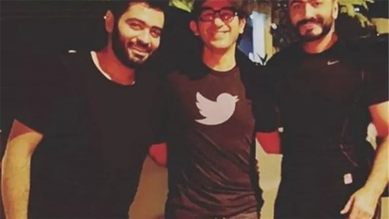 صورة لتامر حسنى واحمد حلمى تشعل السوشيال ميديا