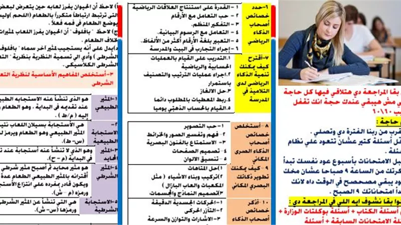 مراجعة شاملة فى علم النفس والاجتماع لن يخرج منها الامتحان لطلاب الثانوية العامة 2019