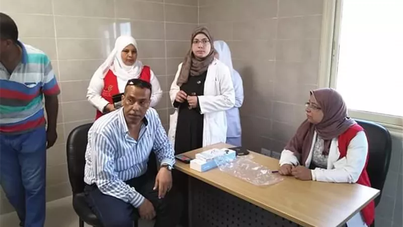 أبو زهرة يتفقد المراكز الصحيه ببورفؤاد