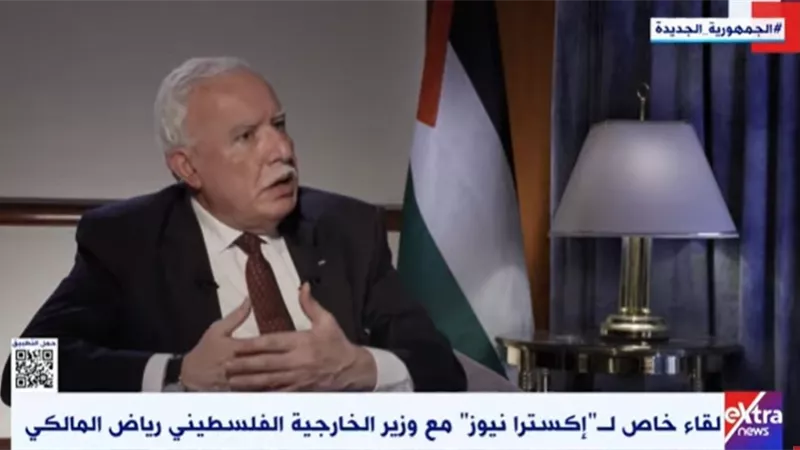 المالكي: منذ 2014 لا توجد سوى جهود مصر والأردن لإحياء السلام في فلسطين