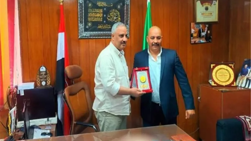 وكيل الشباب والرياضة يكرم ابن القليوبية 